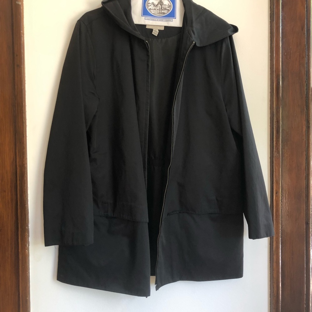 Hooded Ann Klein Rain Coat